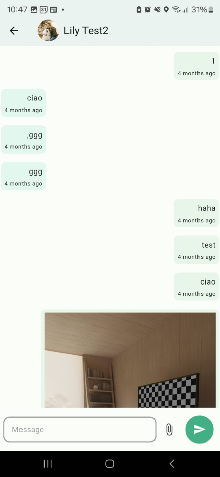 Old chat screen